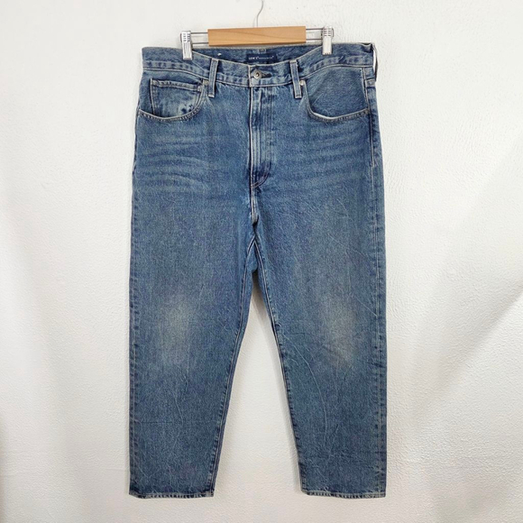Levi's Column Jean coastal blue dark wash straight leg women's size 31 / 27 - Picture 3 of 9